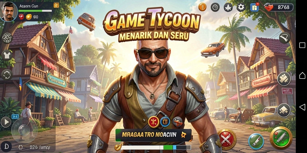 Gameplay seru dan menantang di 8768.