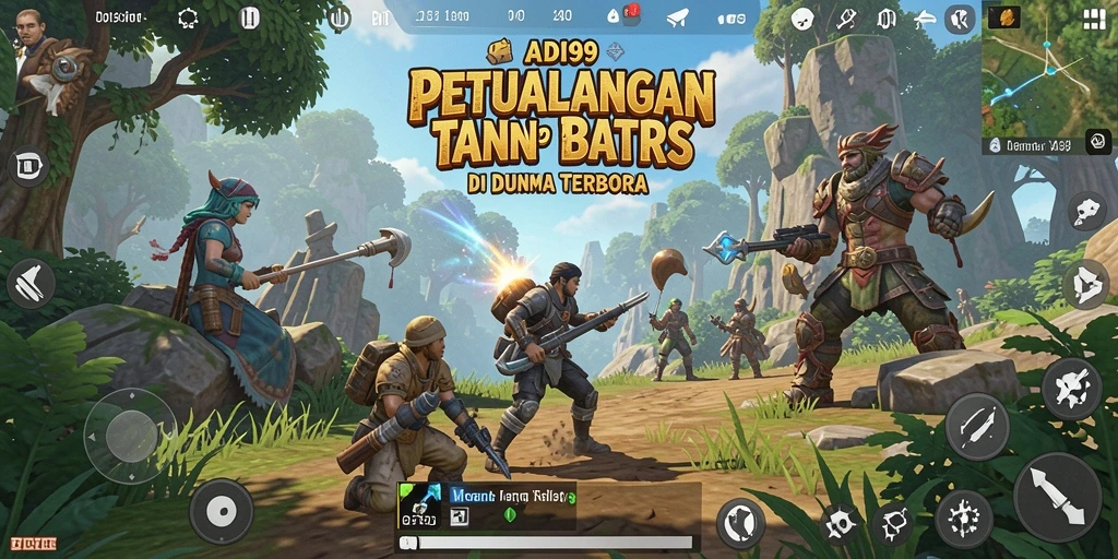 Gameplay ADI99 yang menarik dengan eksplorasi dunia terbuka.
