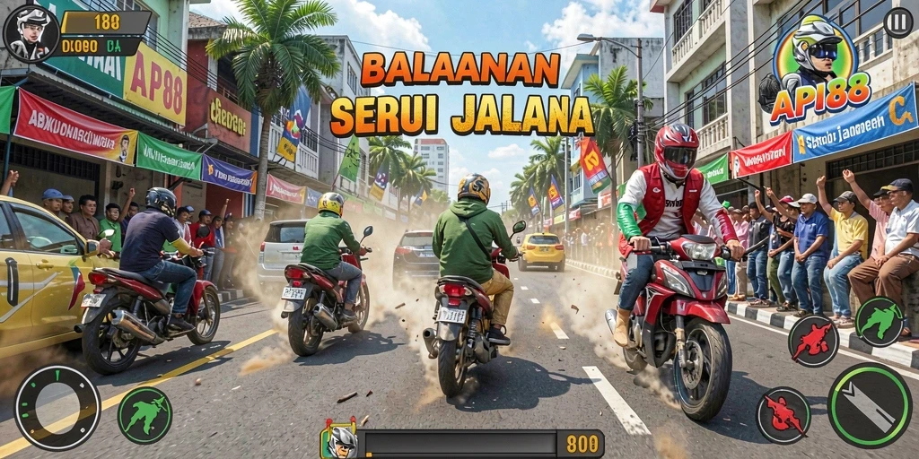 Gameplay seru dan menegangkan dalam balapan di API88.