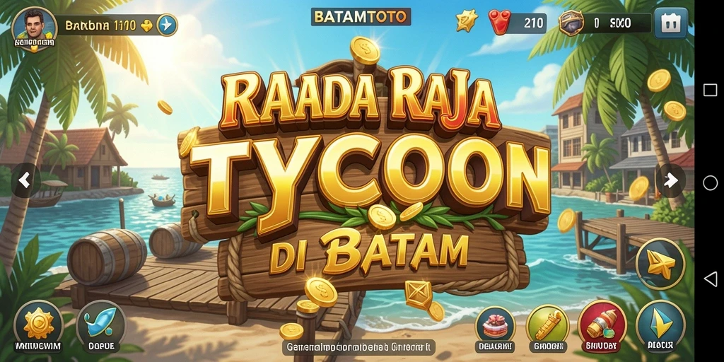 Tampilan utama gameplay BATAMTOTO dengan elemen Tycoon yang menarik.