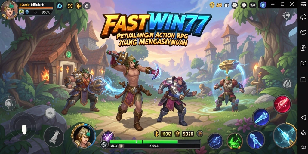 Tampilan luar biasa dari gameplay petualangan ARPG di FASTWIN77.
