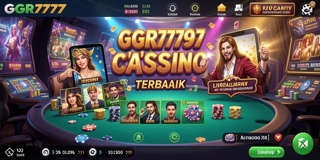 Tampilan gameplay berkualitas tinggi dari aplikasi Live Casino GGR7777.