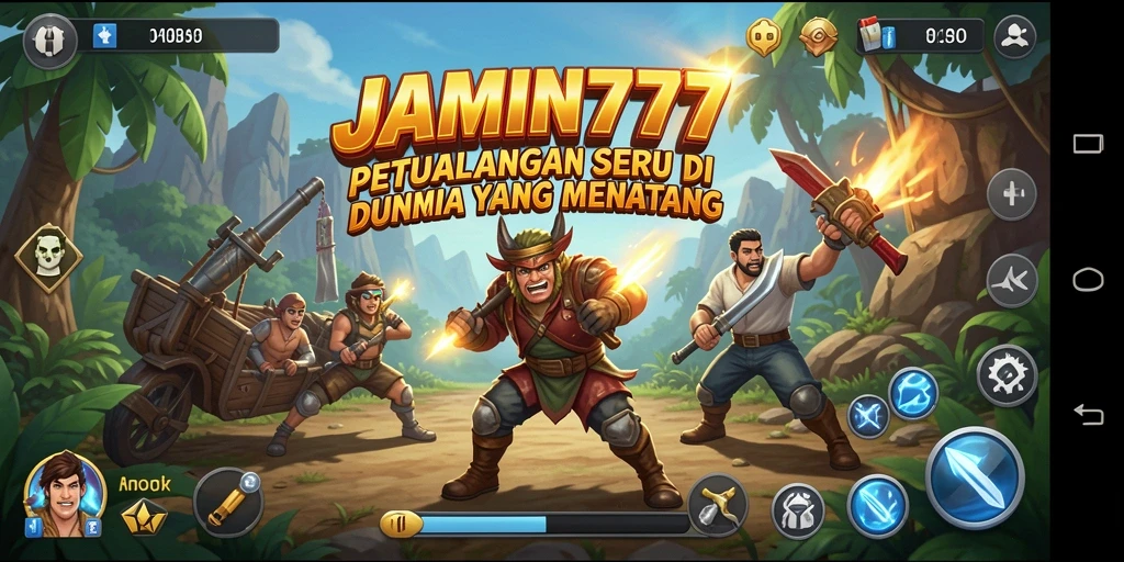 Tampilan gameplay seru dalam petualangan menegangkan di JAMIN777.