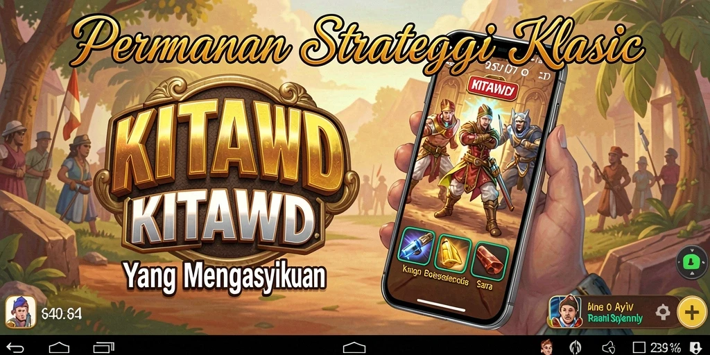 Tampilan gameplay SLG yang menegangkan dan strategis di KITAWD.