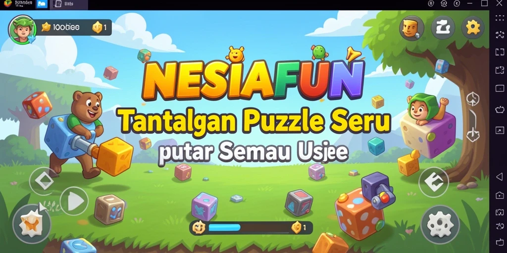 Screenshot gameplay NESIAFUN yang menantang dan seru.
