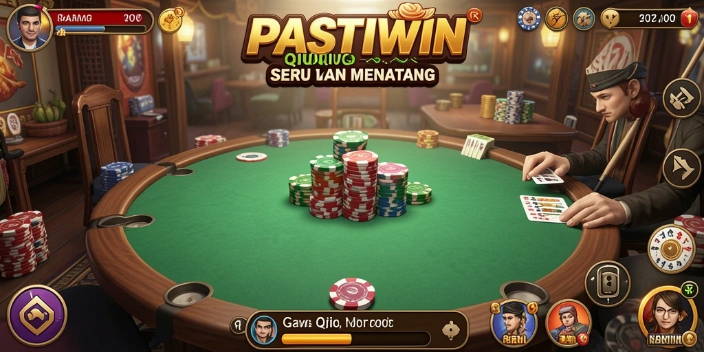 Gameplay seru dari PASTIWIN dengan kartu QiuQiu.
