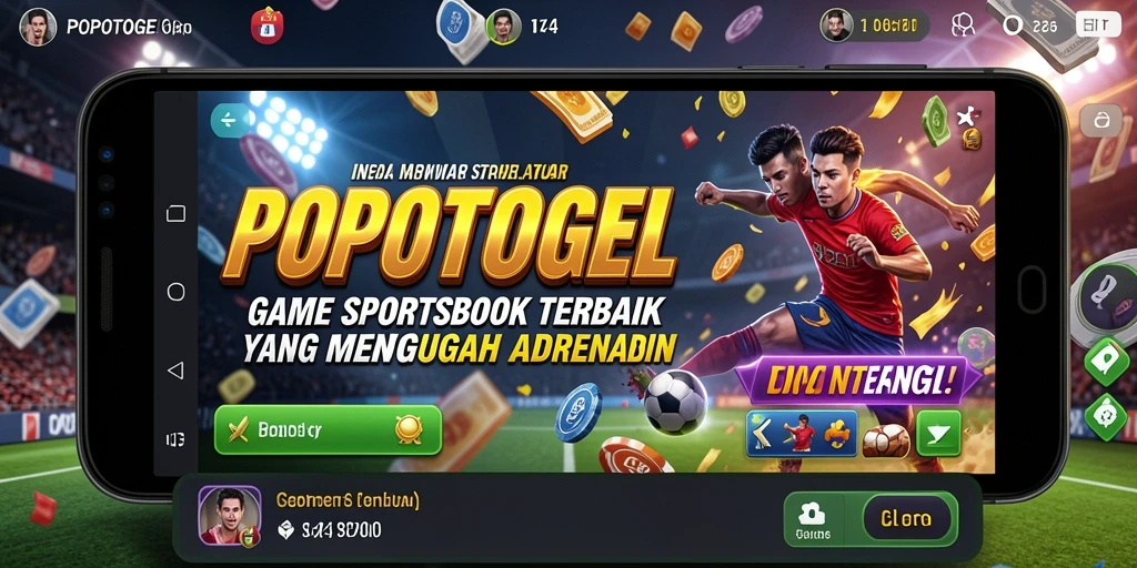 Tampilan gameplay menarik dari aplikasi Sportsbook POPOTOGEL.