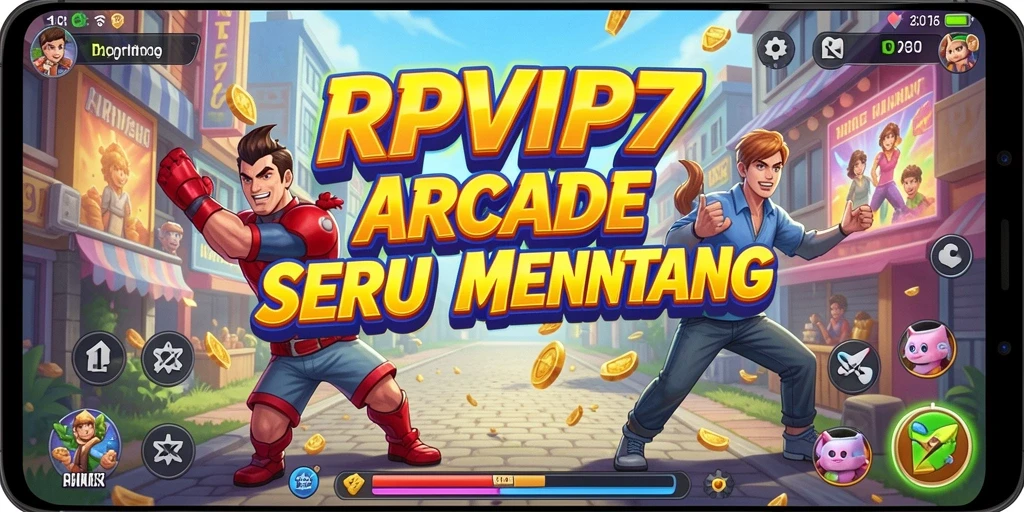 Screenshot gameplay seru RPVIP7 menampilkan aksi mendebarkan dari permainan Arcade.