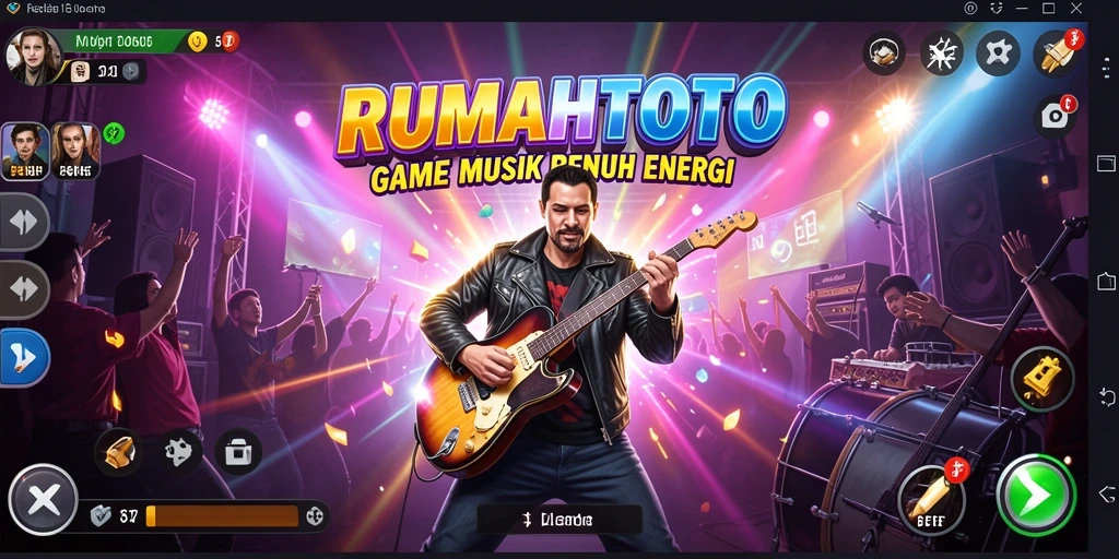 Tampilan gameplay RUMAHTOTO yang menarik dan penuh warna.