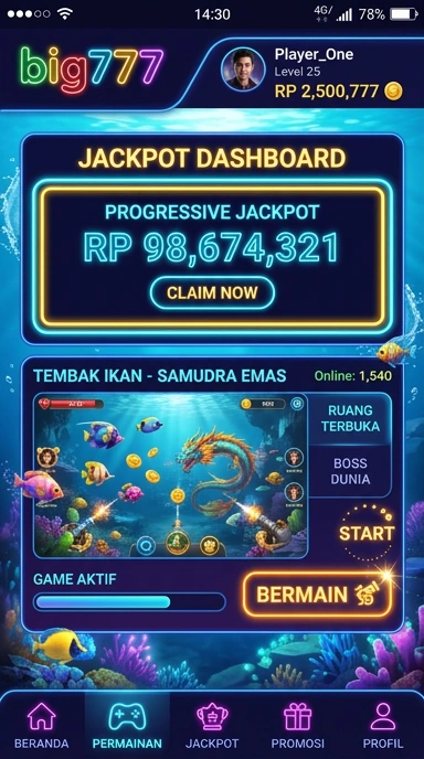 Pengguna sedang mengunduh aplikasi di big777.